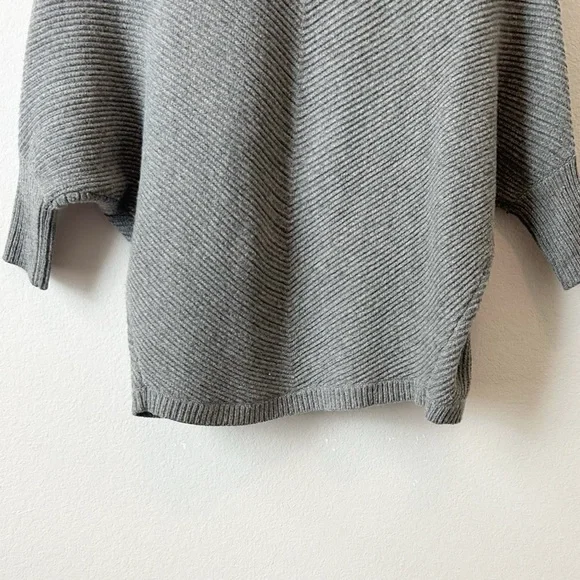 Madewell Heather Gray Women's 100% Merino Wool Sculptor Open Cardigan Sz M/L - Picture 15 of 15